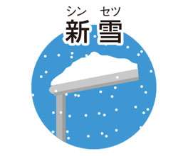 雪比重：0.3 1cmあたり30N/㎡（3㎏/㎡）