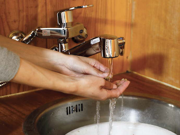 良い和紙には、良い水が重要