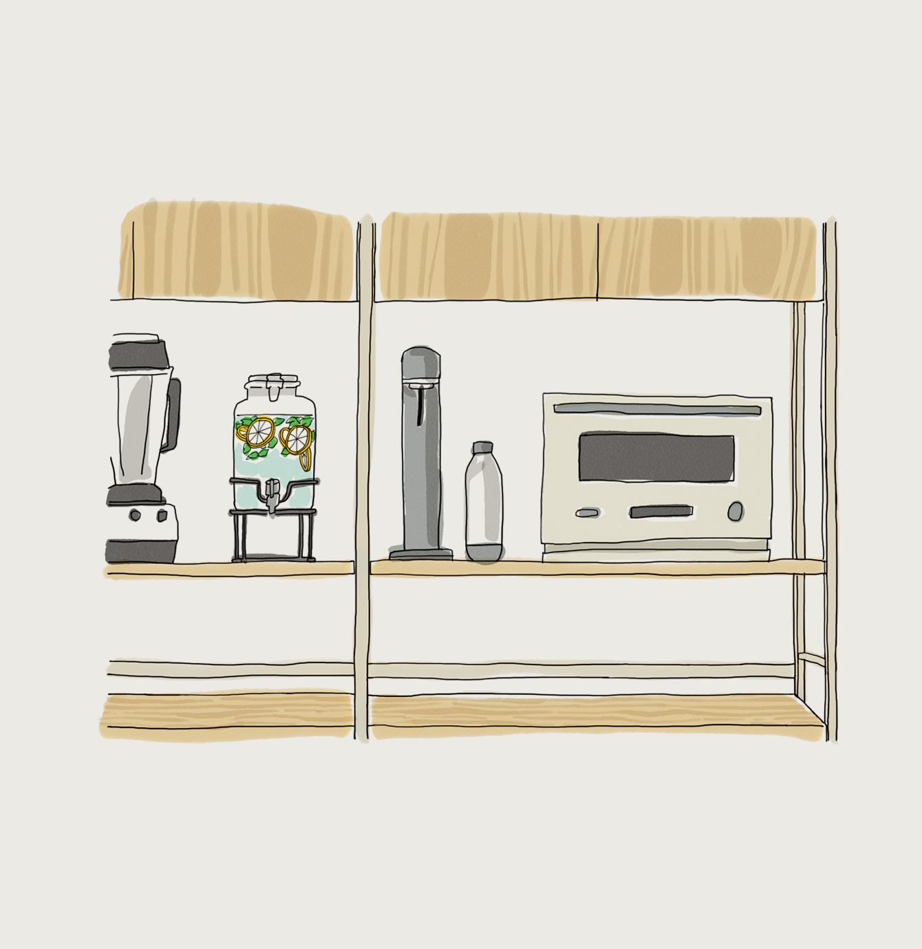 無垢材家具の取り扱いには向き不向きがある? イメージイラスト