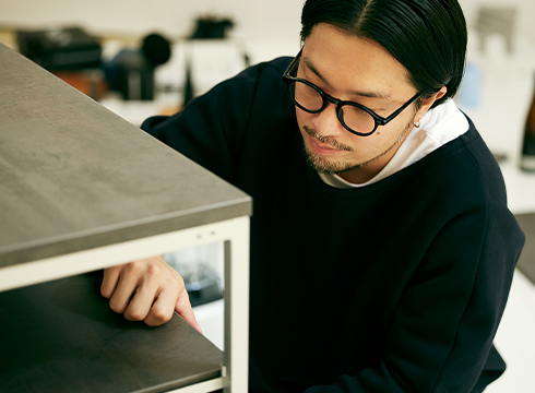 スタイリングの様子