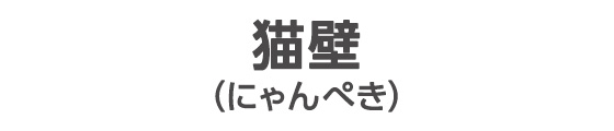 猫壁（にゃんぺき）
