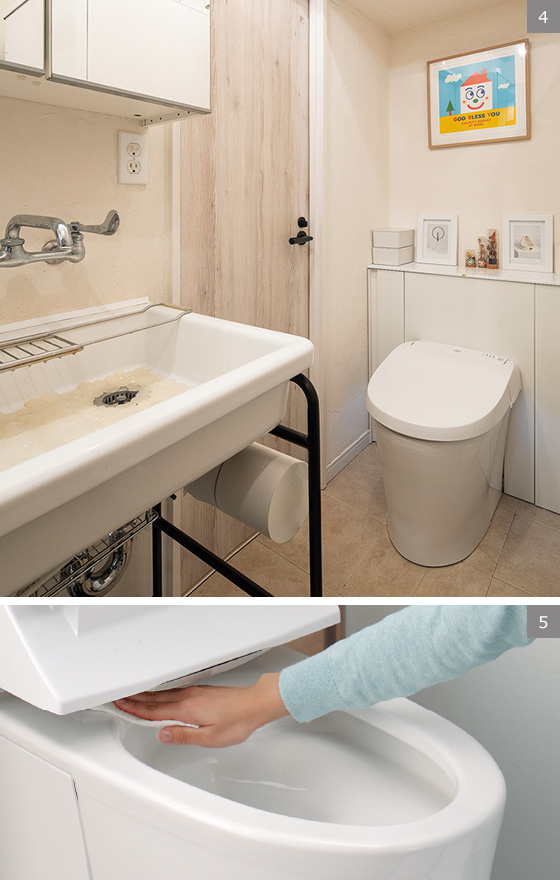 トイレ掃除への熱量を、細部に至るまで発揮