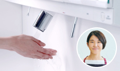 洗面用タッチレス水栓ナビッシュ