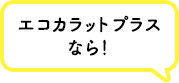 エコカラットプラスなら