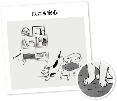 爪にも安心