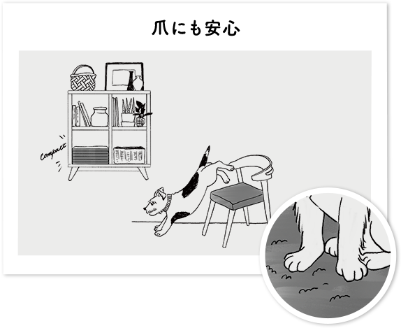 爪にも安心