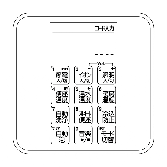 設定リモコン