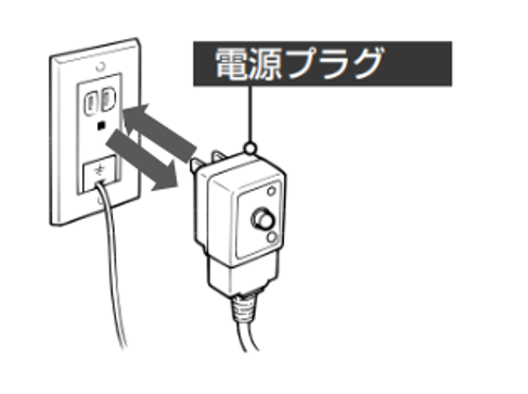 	コンセントからの電源プラグの抜き差しをお試しください。